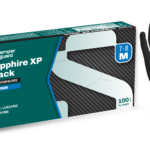 Semperguard sapphire XP black 100_size M_with glove