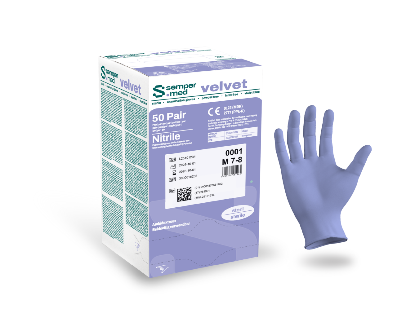 sempermed® sterile velvet_with glove
