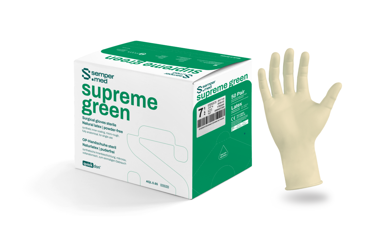 sempermed® supreme green_with glove