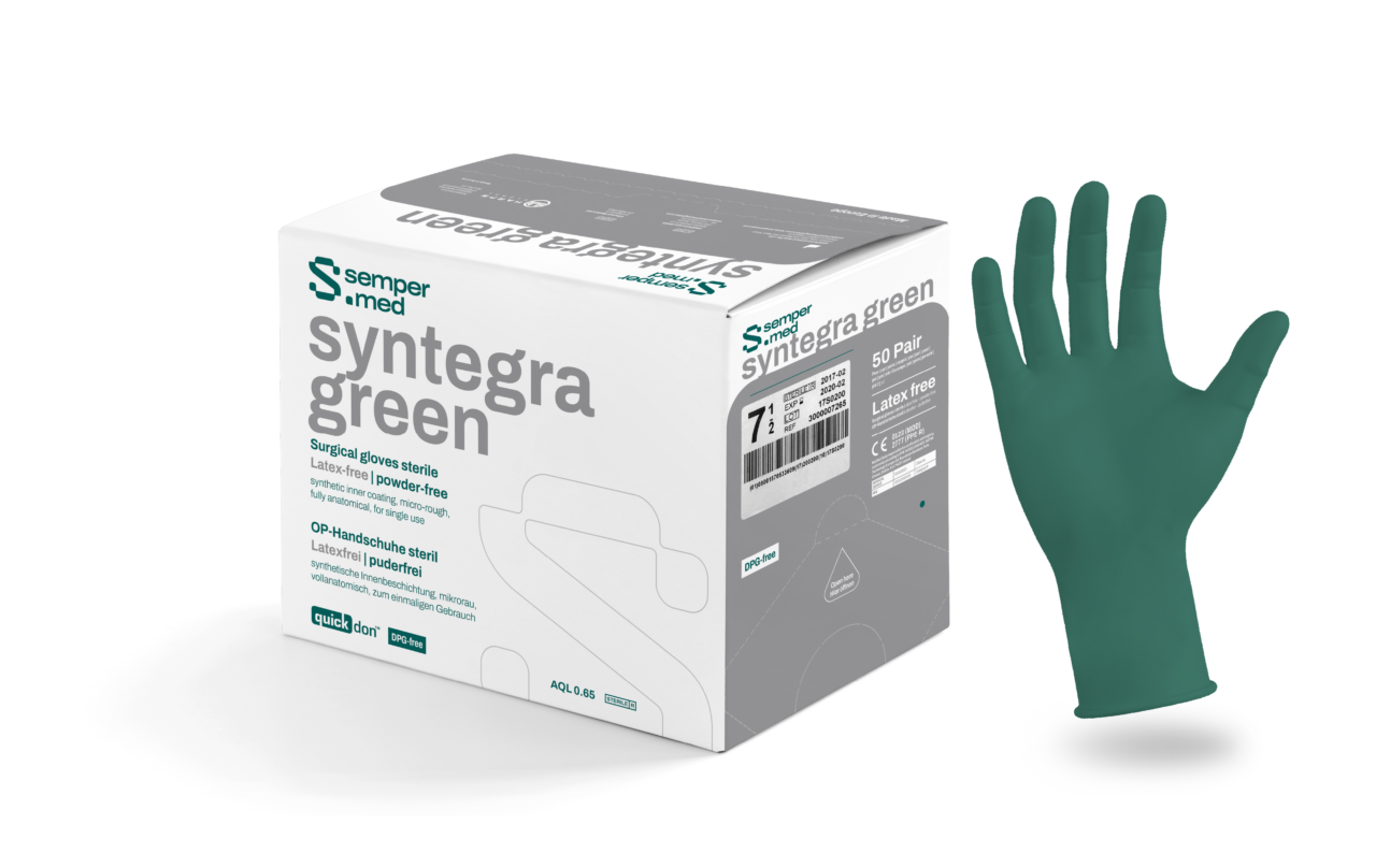 sempermed® syntegra green_with glove