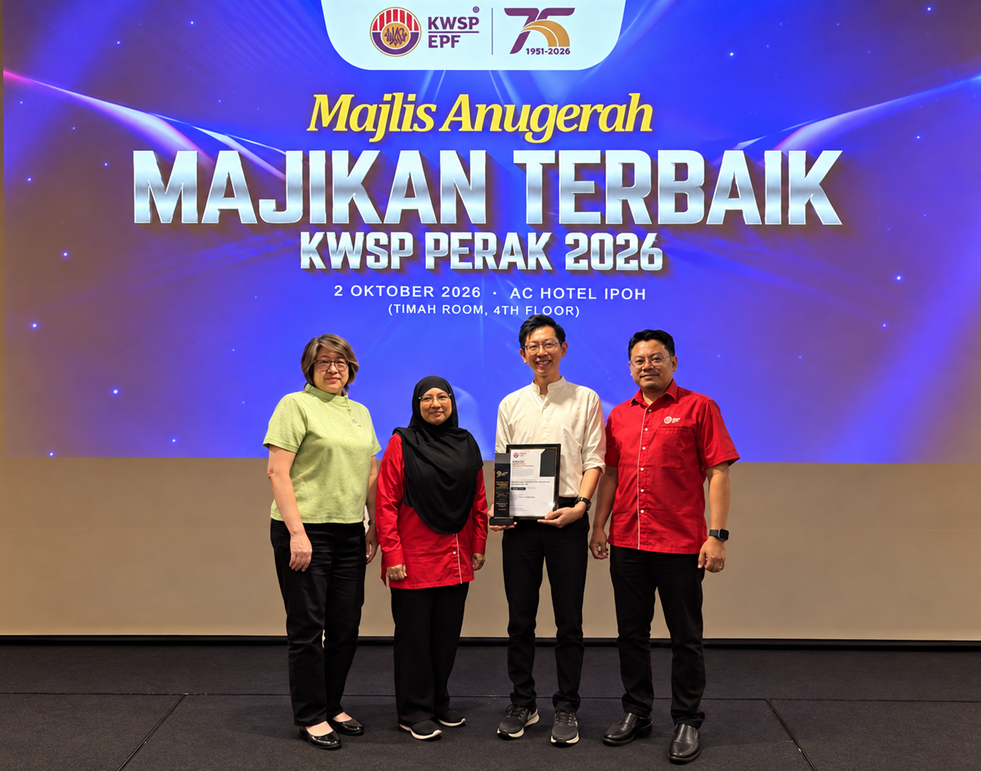 Central Medicare Recognized as a Best Employer in Perak by KWSP